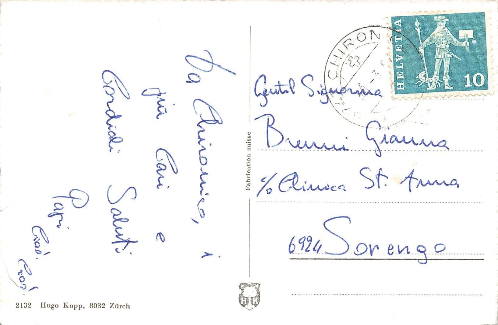 Cartoline postali: Chironico Leventina – Usato da Biasca venduto da Blenio71 1