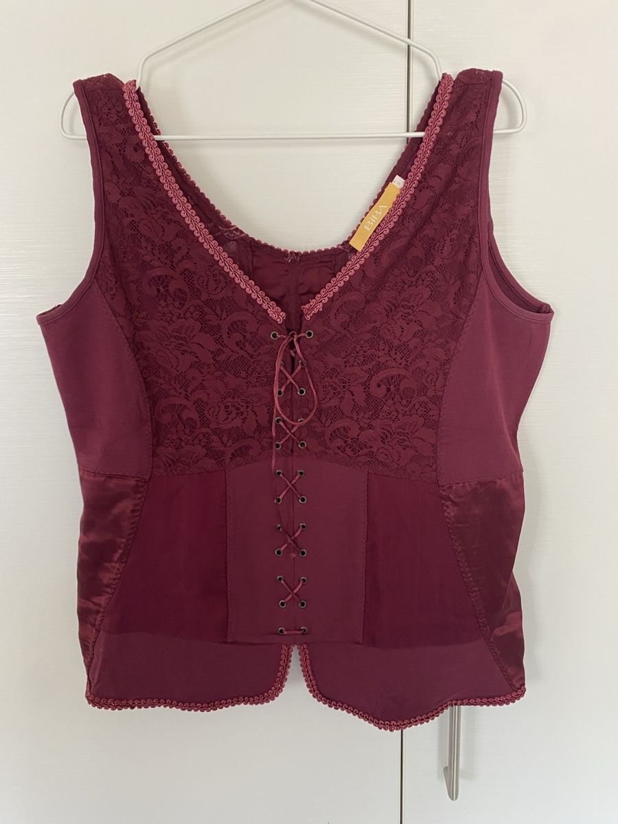 Biba Top: Neues Top von Biba Farbe Bordeaux – Nuovo (secondo la descrizione) da Sonnental venduto da Sternli57