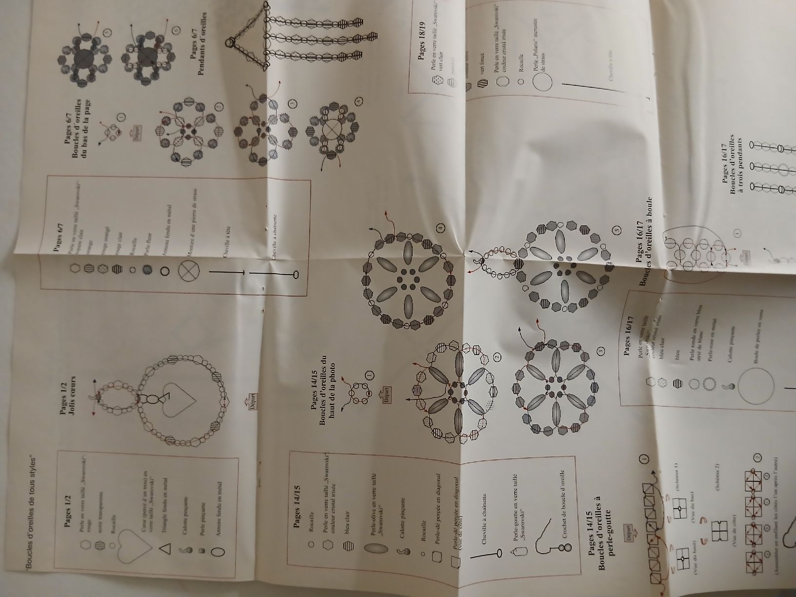 Libri: livre pour création de  boucles d'oreilles – Nuovo (secondo la descrizione) da Biel/Bienne venduto da Monhub 4