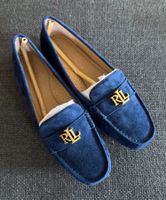 RALPH LAUREN Loafer Mocassin; Gr. 35.5, refined navy