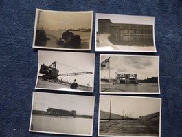 Kembs,Kraftwerk-Bau,Rheinkanal-Schleuse,6 Fotos,Bucyrus,Ing.