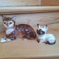 Versand möglich! 2 herzige Deko Büsis Katzen