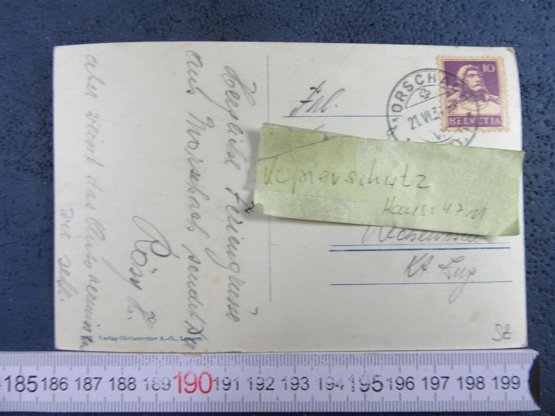 Ansichtskarten: MORSCHACH SZ AK 1931 – Gebraucht aus Ettingen von Hausi4711 2