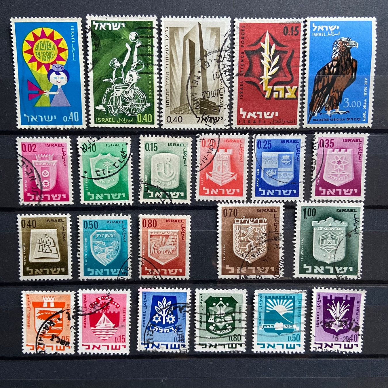 Tutti i francobolli: Israel Briefmarken Sammlung – Usato da Münchringen venduto da Hegelime-38