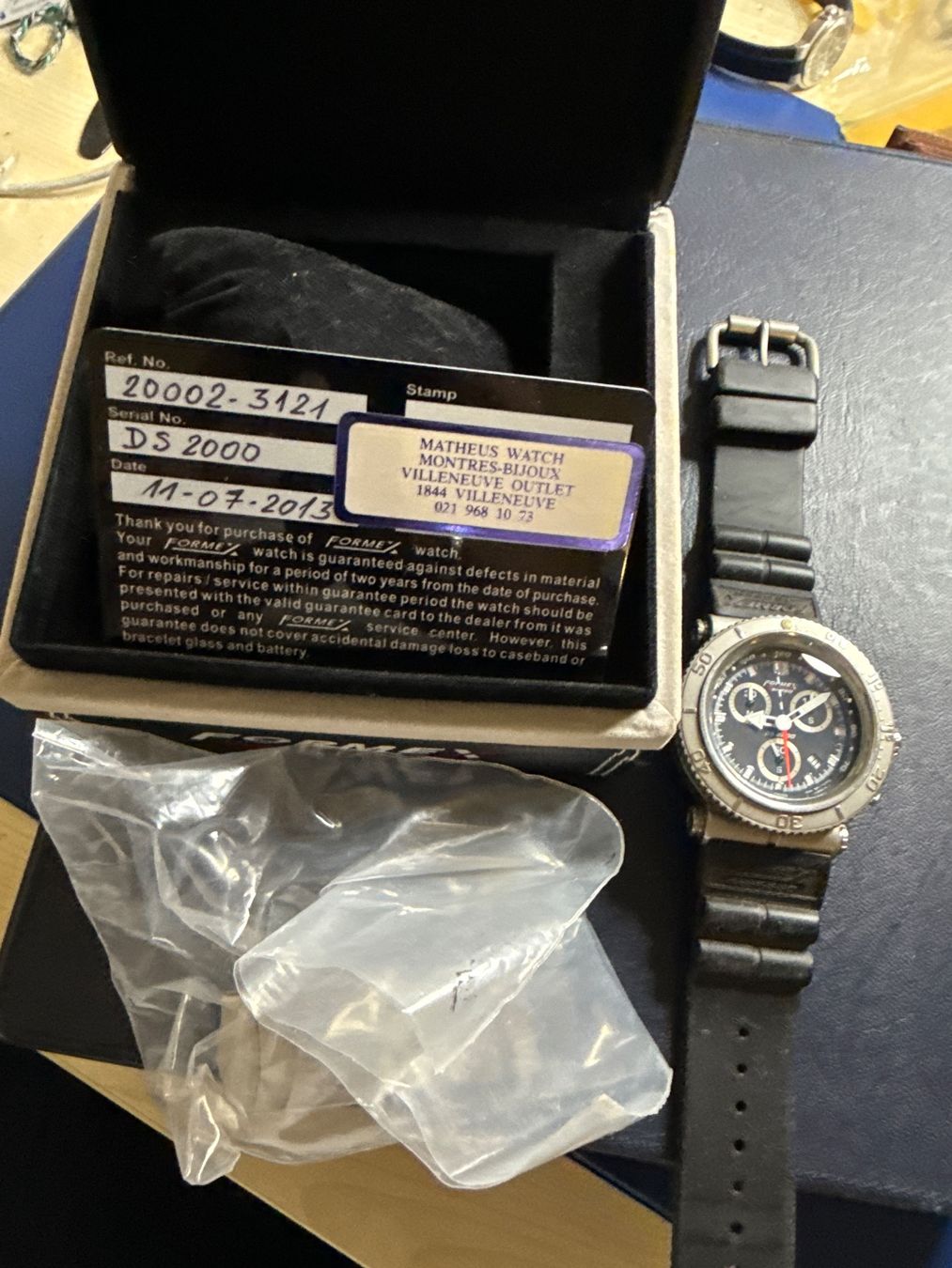 Orologi: Formex DS2000 Chronograph Quarz 47 mm – Usato da Pfeffingen venduto da Allhandelklgwatches 1