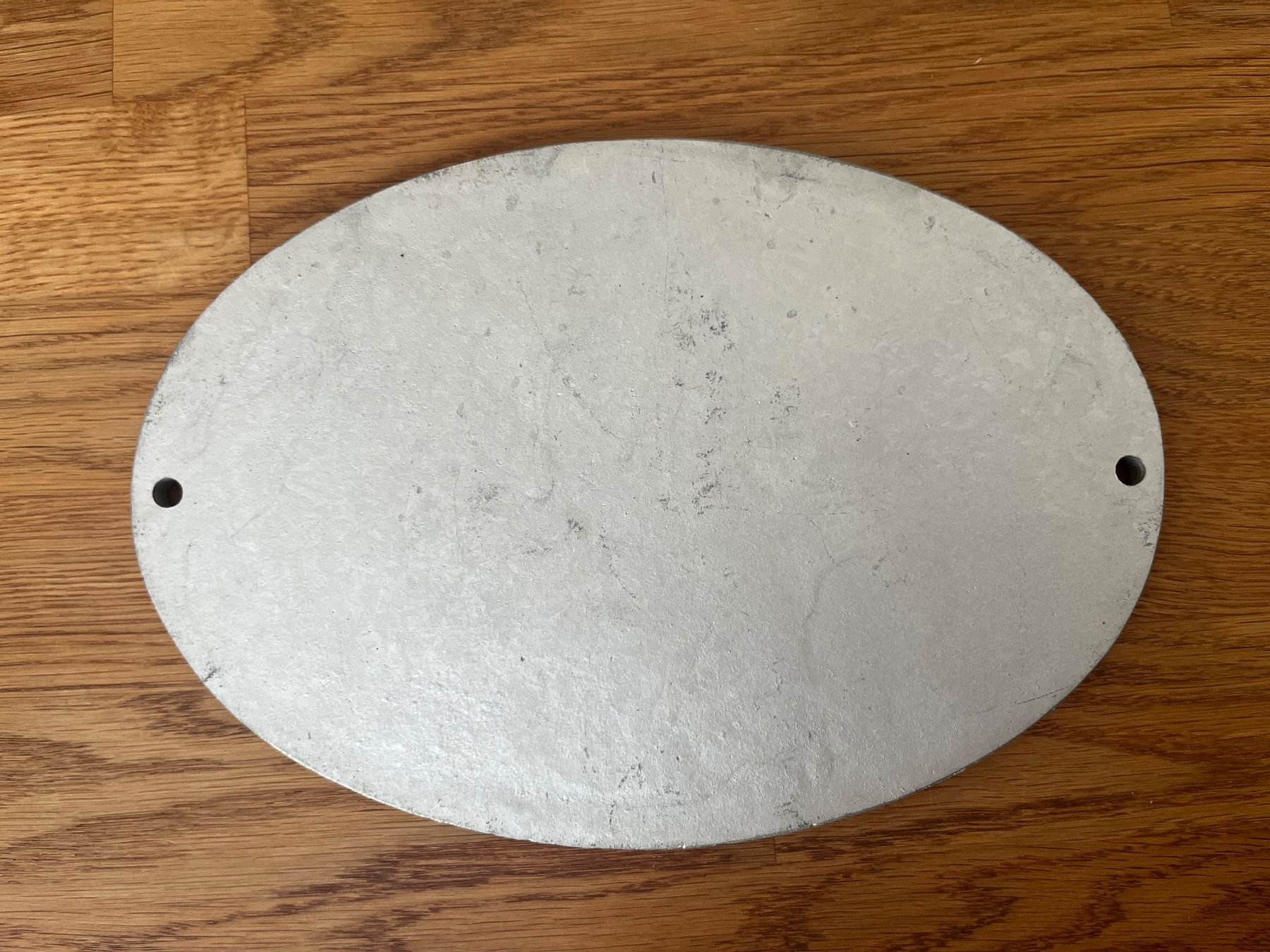 Insegne: Hausnummer 30 Rigistrasse Schild oval silbern – Usato da Sursee venduto da abcdxyz 3