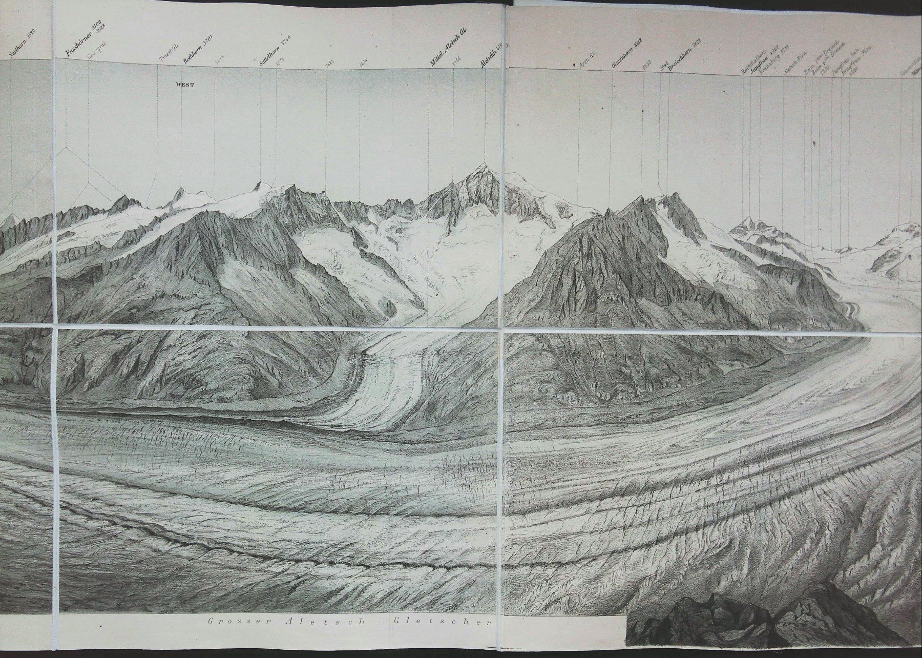 Incisioni: Eggishorn  Panorama 1880 – Usato da Rafz venduto da Helvet32 1