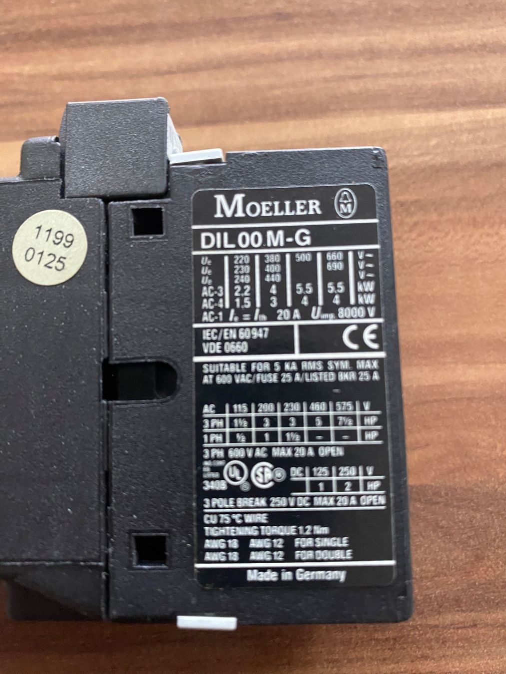 Eaton Interruttori: Contactor – Usato da Luzern venduto da Mecgy 2