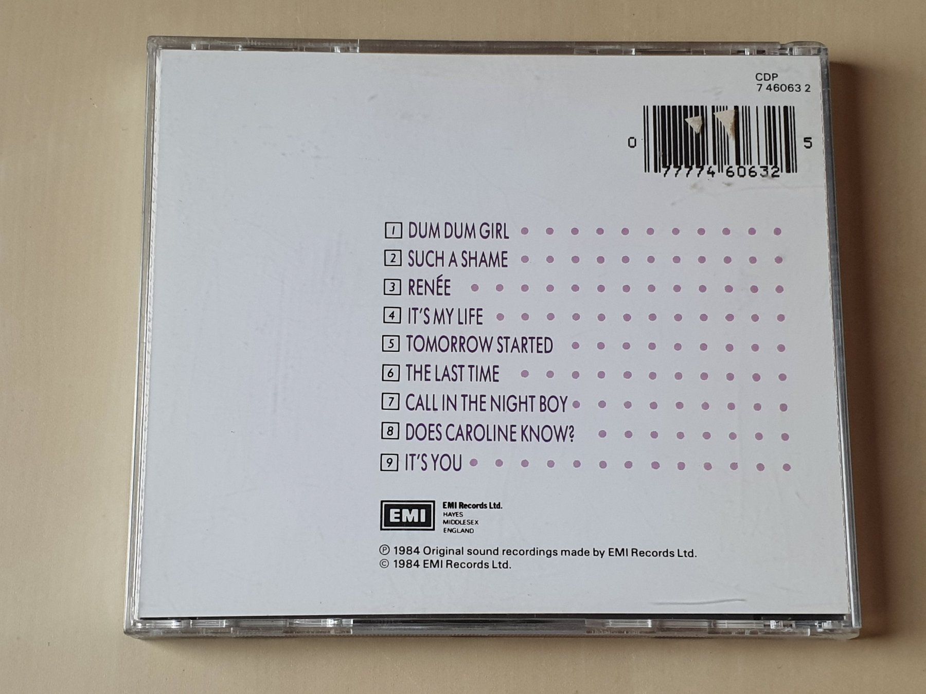 CD: Talk Talk Its my Life – Usato da Stansstad venduto da collectorsshop 1