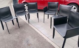 6x Catellan Stühle Margot Echtleder Leder wie CASSINA CAB