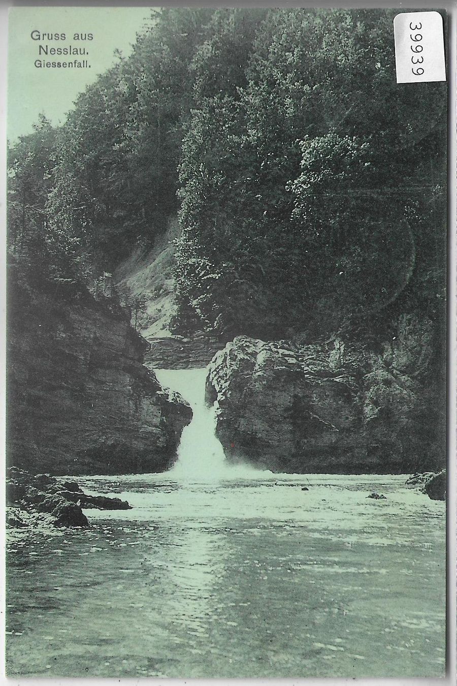 Cartoline postali: Gruss aus Nesslau - Giessenfall – Usato da Ettingen venduto da Kartenplanet