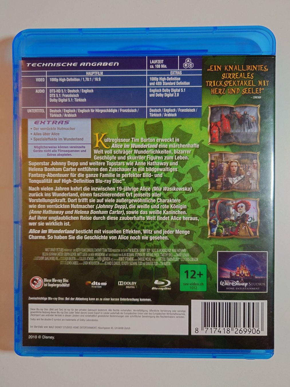 Tutti i DVDs: Alice im Wunderland Blu-Ray – Usato da Kaiseraugst venduto da flo_ydd2 1