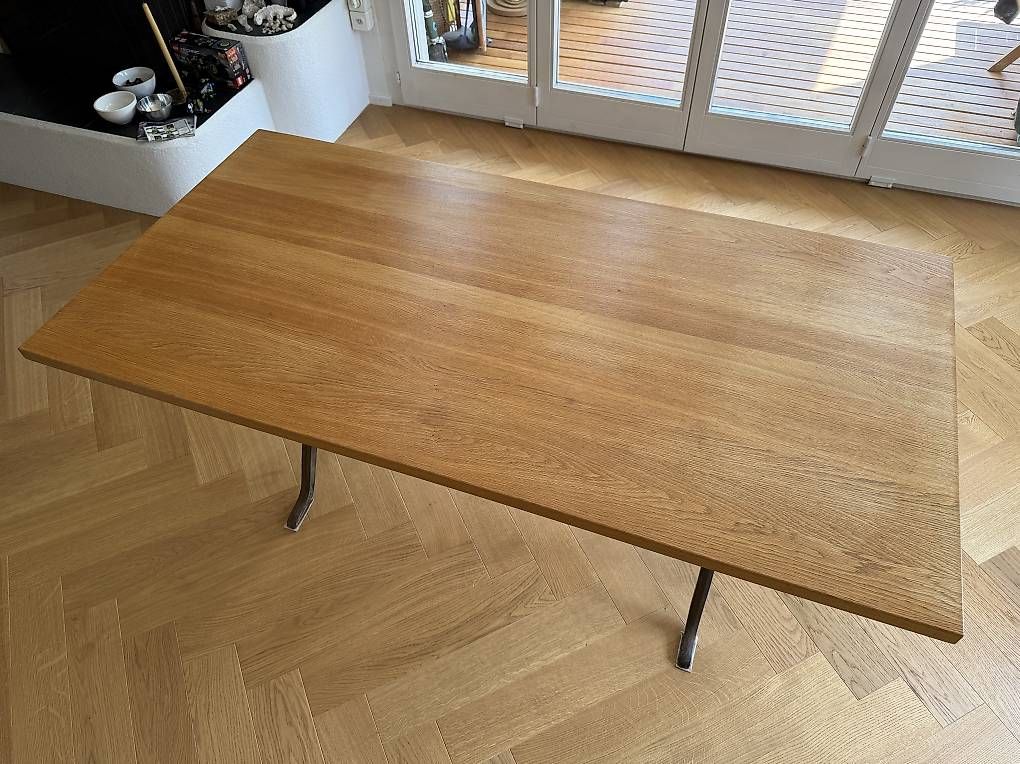 Tische: Holztisch Eiche 160x80 – Gebraucht aus Binningen von cosmonaut576 4