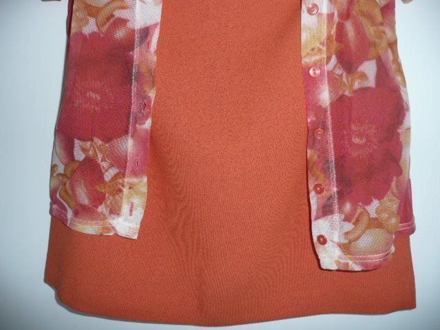 H&M Gonne: NEU modisch orange/blumig Jupe + Bluse – Nuovo (secondo la descrizione) da Baar venduto da negombo 1