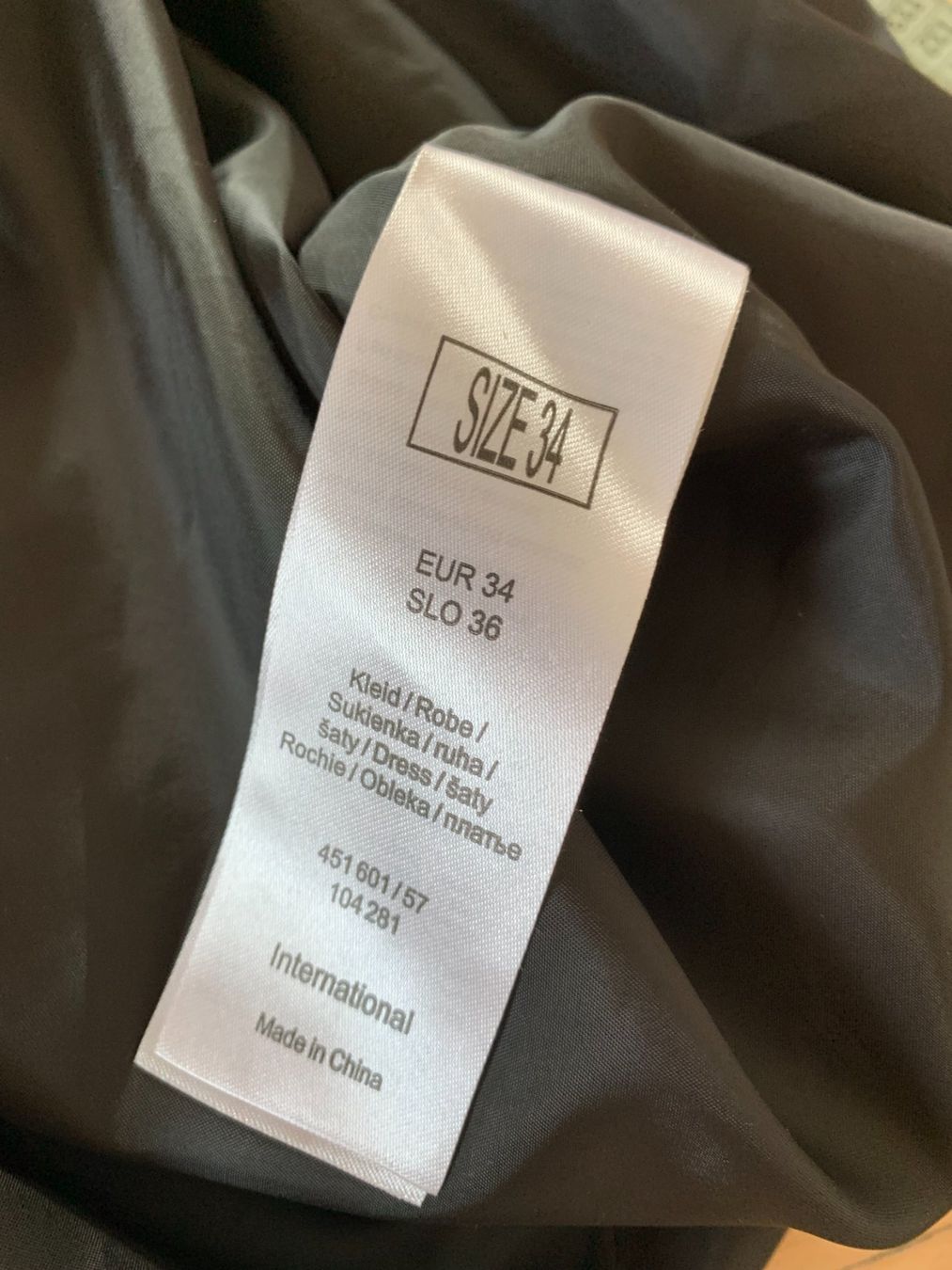 Orsay Vestiti: Orsay Damen Kleid, Gr. 34, Dunkelgrau – Nuovo (secondo la descrizione) da Worb venduto da farben20zauber 6