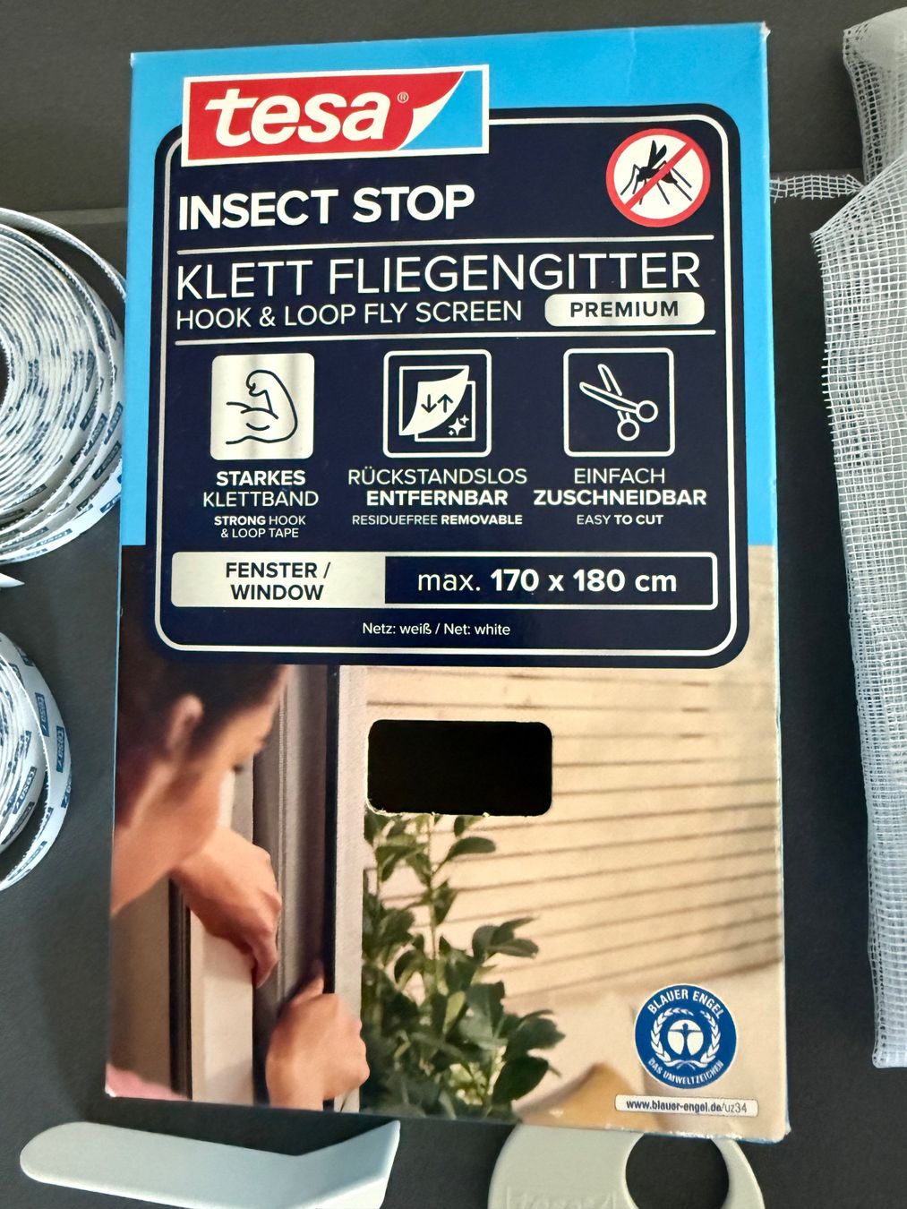 Altro per la casa: Tesa Klett Fliegengitter Insect Stop weiss NEU ! – Usato da Chur venduto da Hermes421
