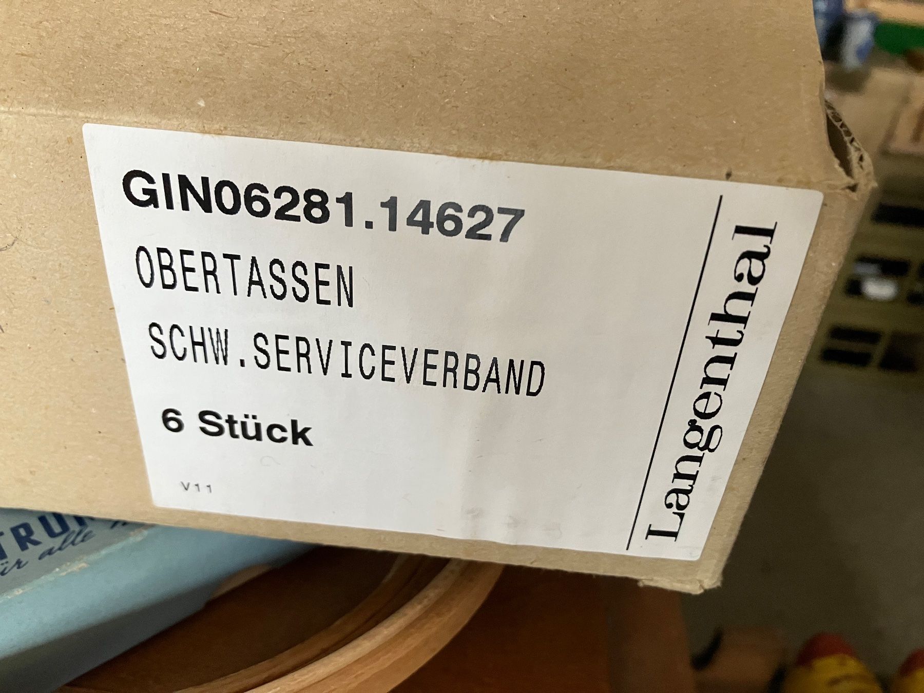 Tassen: 6 Langenthal Obertassen von "Intern. Servicemeisterschaft" – Neu und originalverpackt aus Baar von Zugi2 5