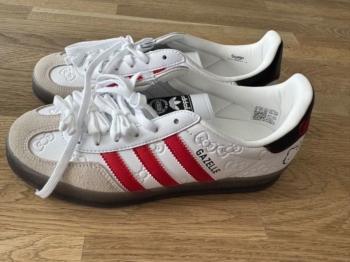 Adidas Scarpe da donna: Adidas Gazelle Hello Kitty Weiss Rot Grösse – Nuovo (secondo la descrizione) da Dagmersellen venduto da mirell 1