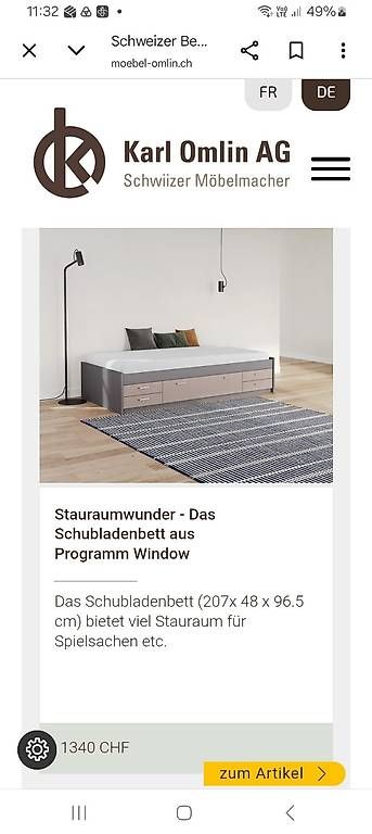 Betten: Bett – Gebraucht aus Niederlenz von Naluchi 4