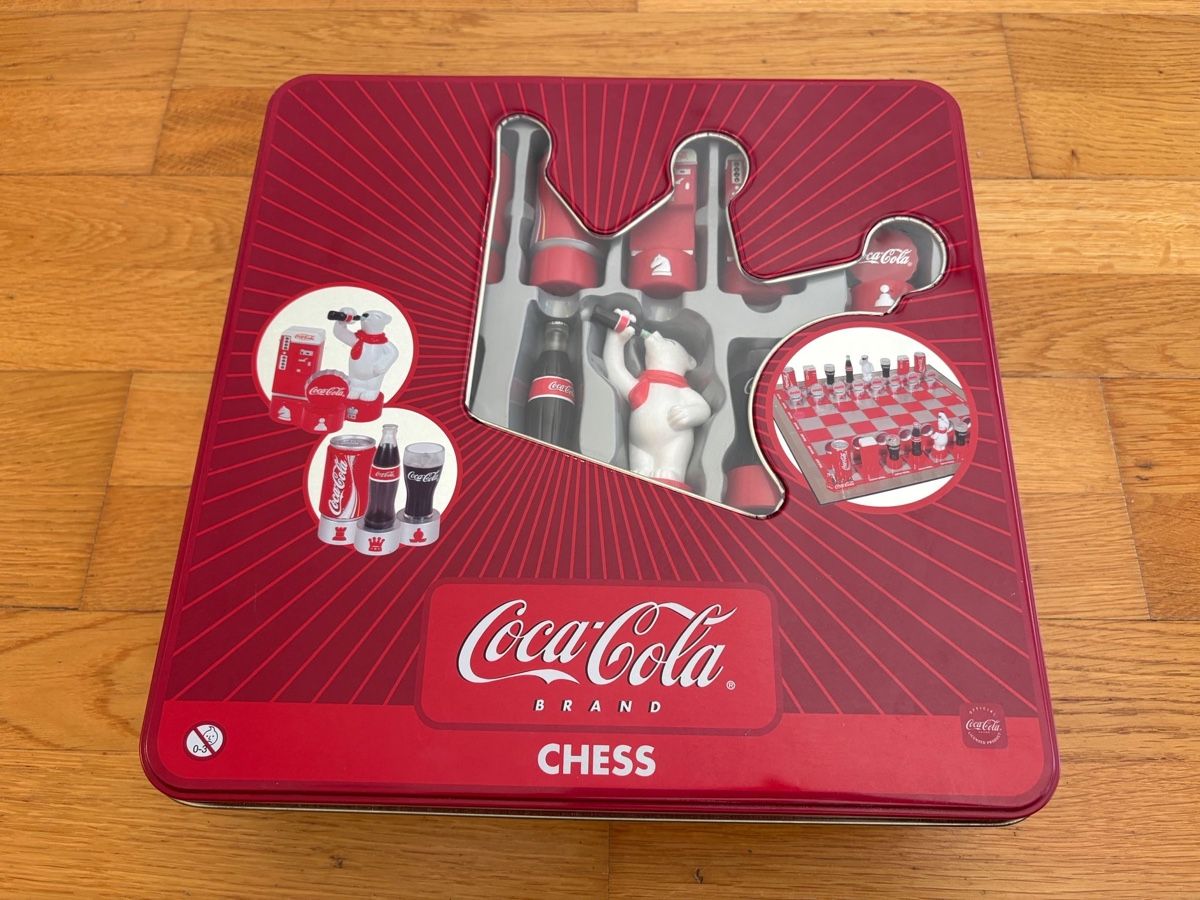 Giochi: Seltenes Coca Cola Schachbrett , Coca Cola Chess – Usato da Zürich venduto da Dudu2020