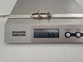 Ski Silber Boutonniere Messer Wiskemann Zürich Geschenk