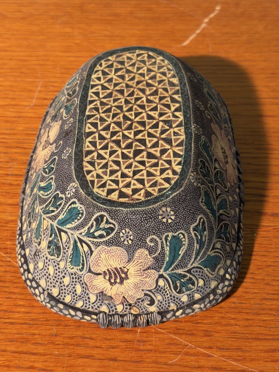 Alle Dekorationen: Vintage Batik Fabric Covered Basket Home Decor Display – Gebraucht aus Lausanne von vas_mbk2 3