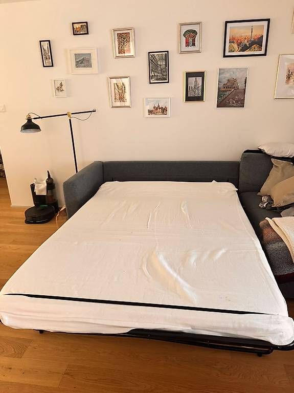 Ikea Sofas: VIMLE 3er-Sofa, grau, mit Bettfunktion & Stauraum – D'occasion à Zürich par mar_7skh 3