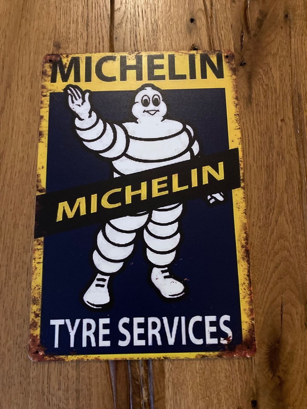 Michelin Insegne: Michellin Retro Schild / neu – Nuovo e nell'imballaggio originale da Bremgarten AG venduto da Eurotiz