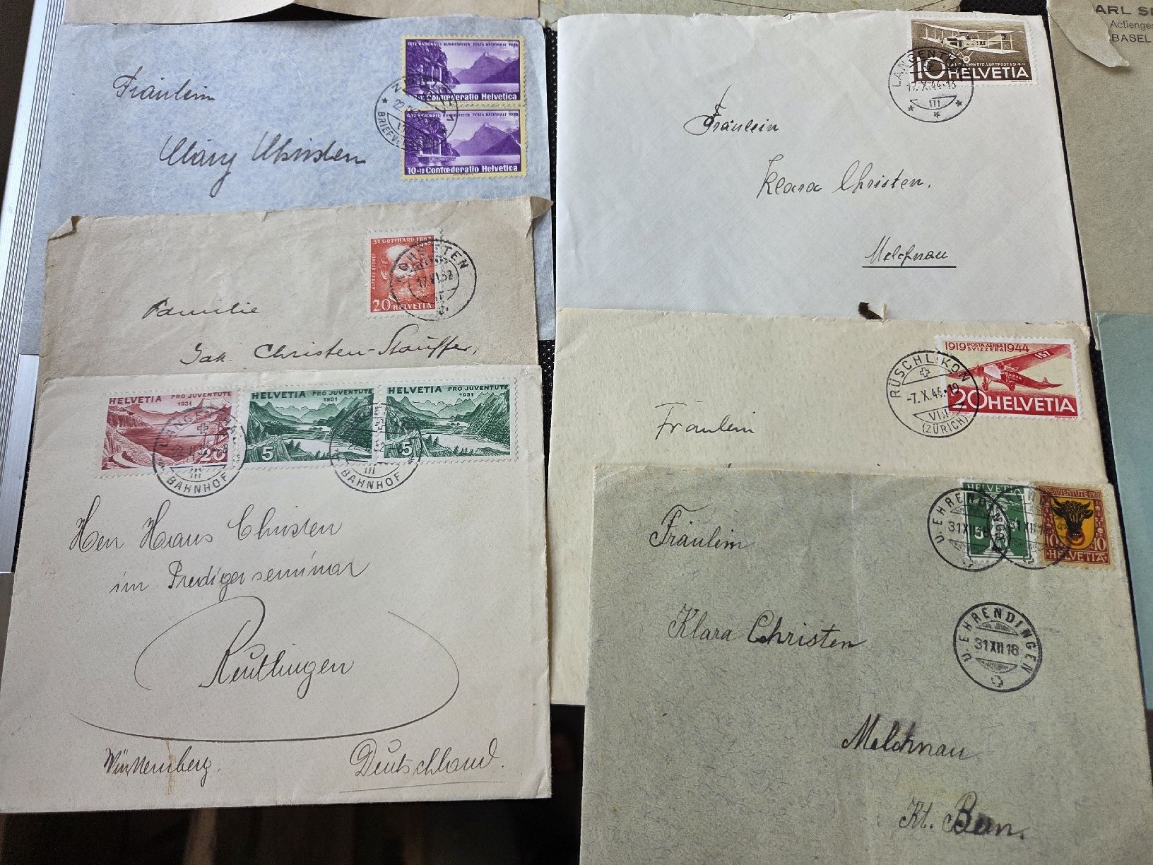 Tous les timbres: Alte CH Briefe  – D'occasion à Dietikon par Allegra34 5