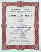 Novaseta AG, Arbon - 1930