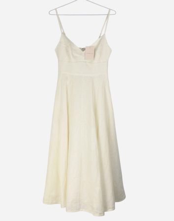 Zimmermann Linen Midi Dress [Rrp $850]