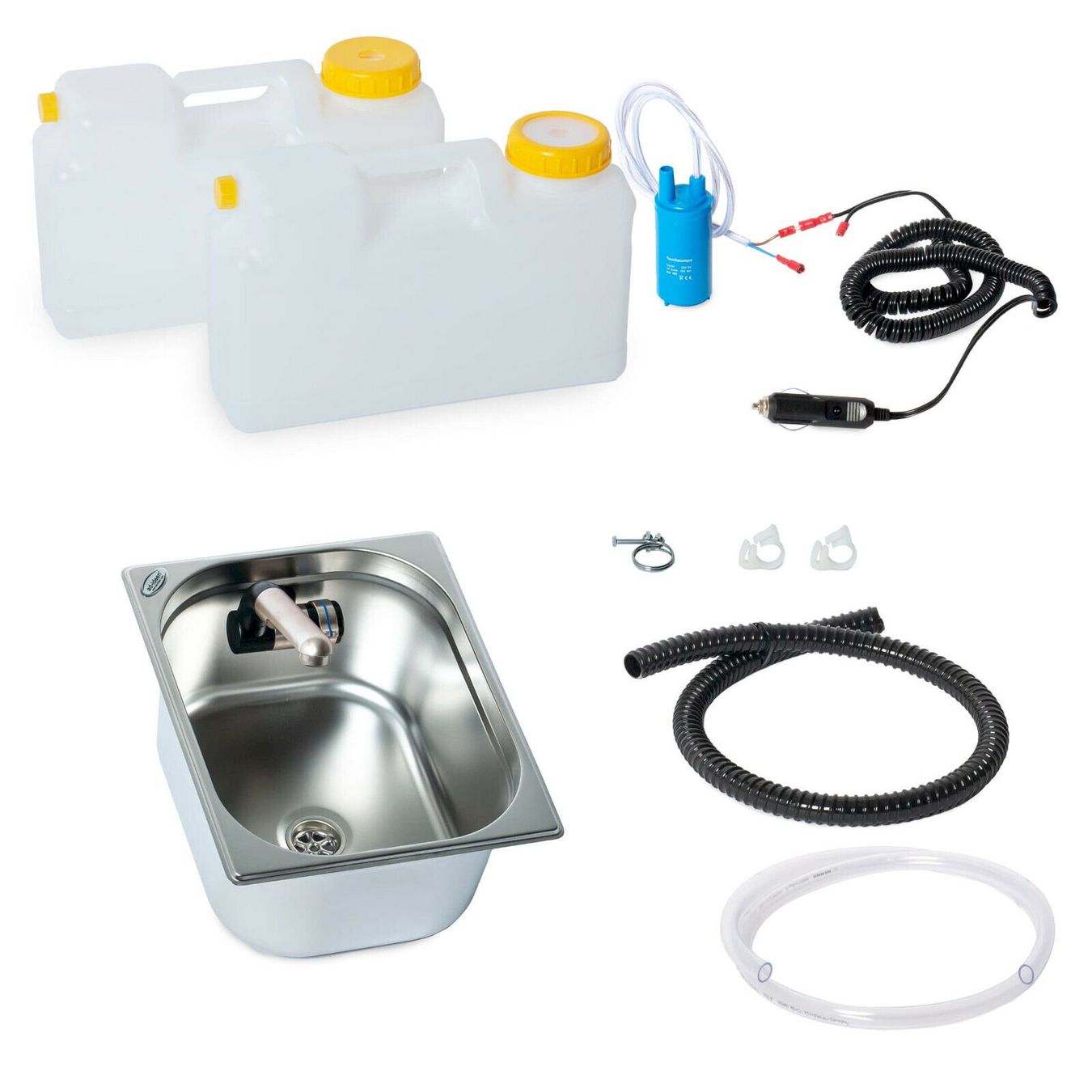 Véhicules de camping: 12V Camping Spüle Technik Set – Neuf avec emballage d'origine à Bottighofen par zaap