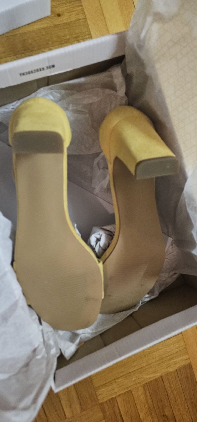 Scarpe da donna: Anna Field Yellow Heels, Size 37 – Usato da Geneve venduto da T36 1