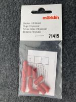 Marklin 71415 Stecker 1.6 mm 10 Pc Rot