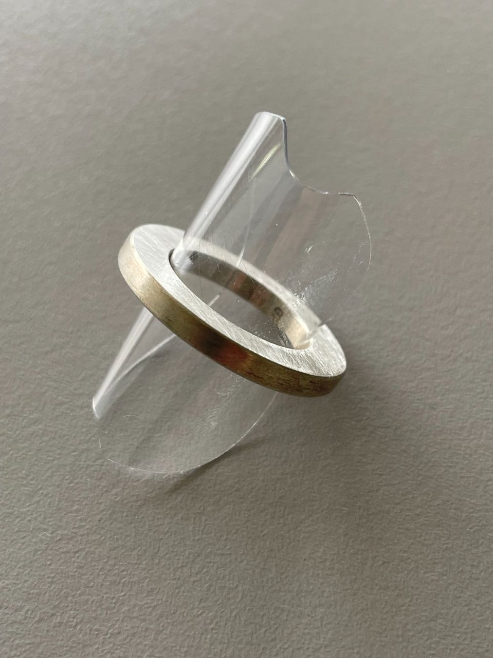 Ringe: Silberring mit 19 Plexiglasringen - Grösse 55 – Neu und originalverpackt aus Turgi von bar_8pdm 2