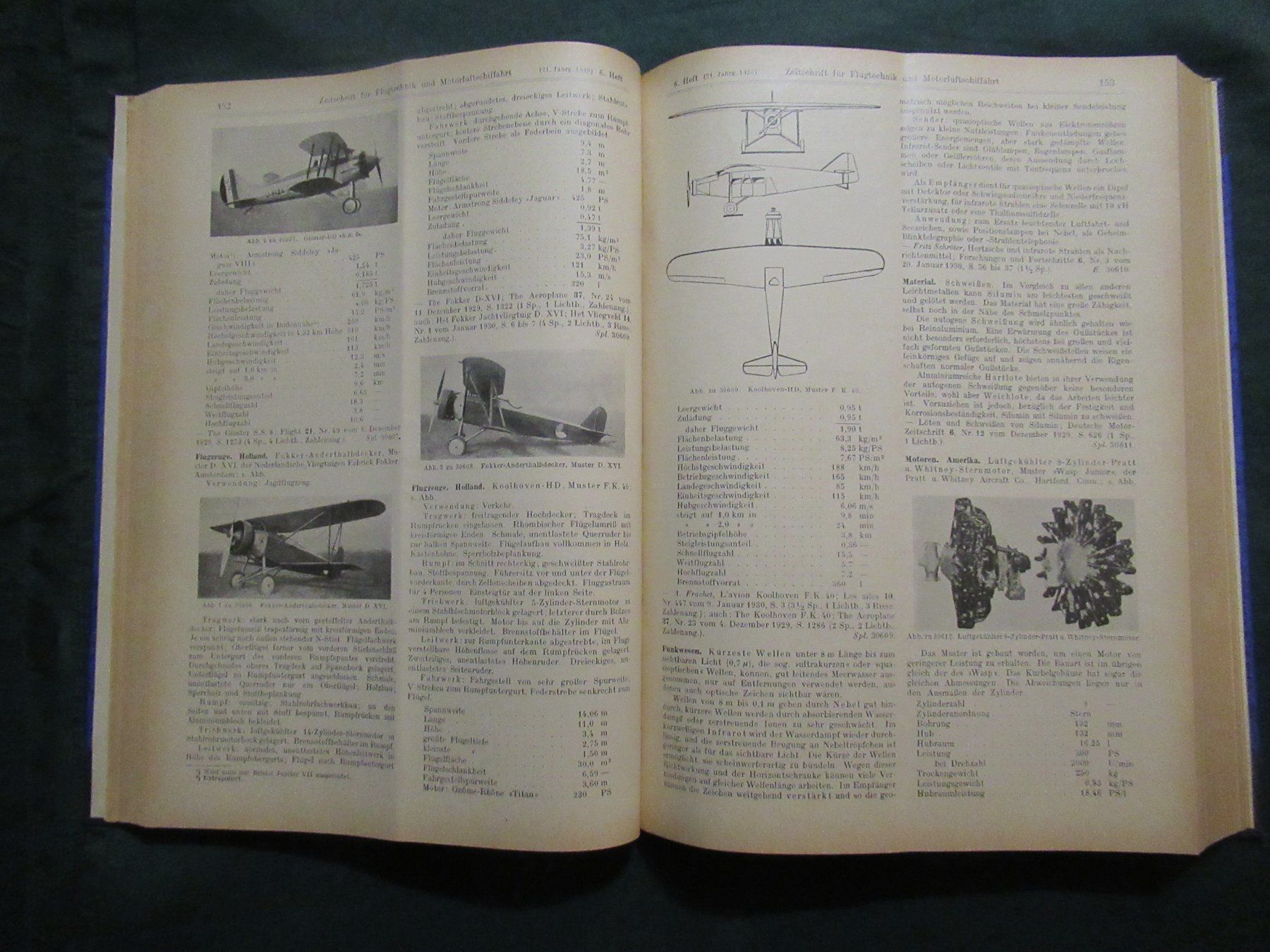 Libri: * Flugtechnik Motorluftschifffahrt Aviatik – Usato da Hedingen venduto da Protechnica 4