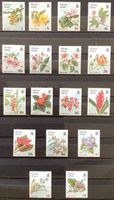 1987 Solomon Islands Blumen n. 580 - 596 Satz **