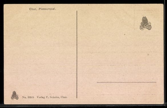 Cartes postales: AK Chur, Plessurquai – D'occasion à Berlin par bartko-reher 1