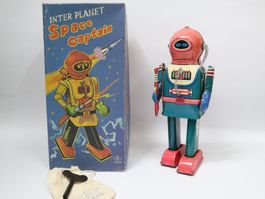 Blech Roboter Inter Planet Space Captain zum aufziehen