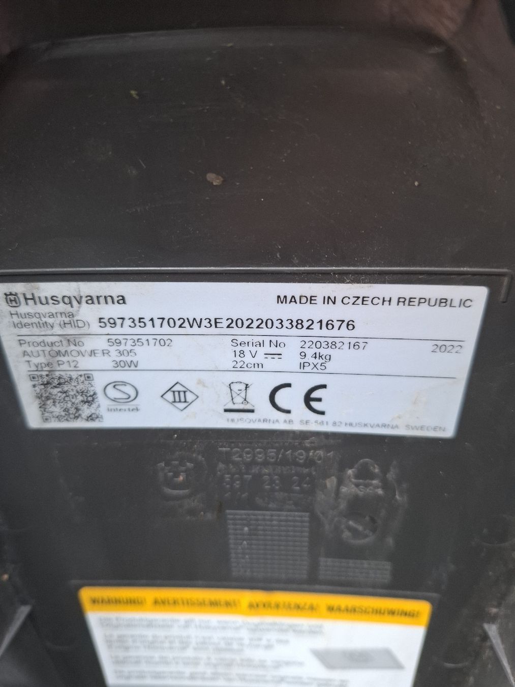 Husqvarna Tagliaerba: Husqvarna 305 – Usato da Mels venduto da kuki26 5