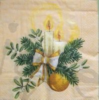 Serviette kerzen auf zweig (w132) 2Stk.
