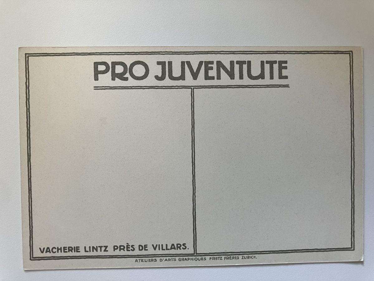 Cartoline postali: Pro Juventute AK 1915 Villars – Usato da Zürich venduto da Classic_Collection_Zurich 1