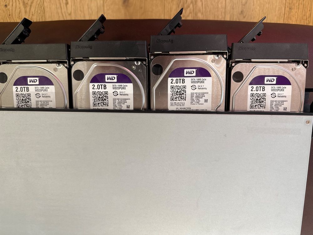 Synology RS816 RackStation + 4x2TB WD Purple HDD-Top! (Gebraucht) in ...