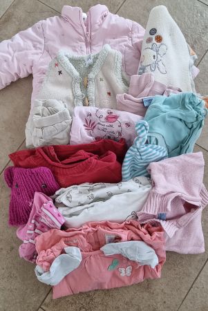 Winterkleiderpaket für Mädchen gr.74