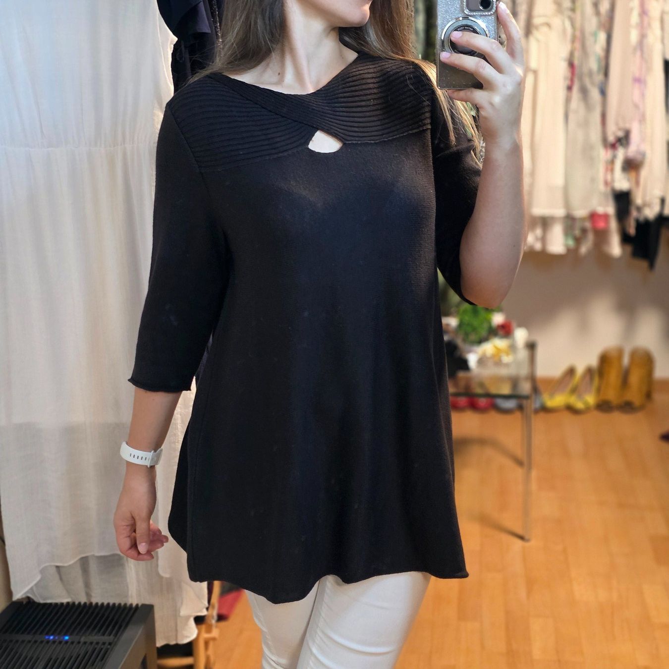 Tuniken: Brauner Tunika Pullover L elegant – Gebraucht aus Wald ZH von CapLux