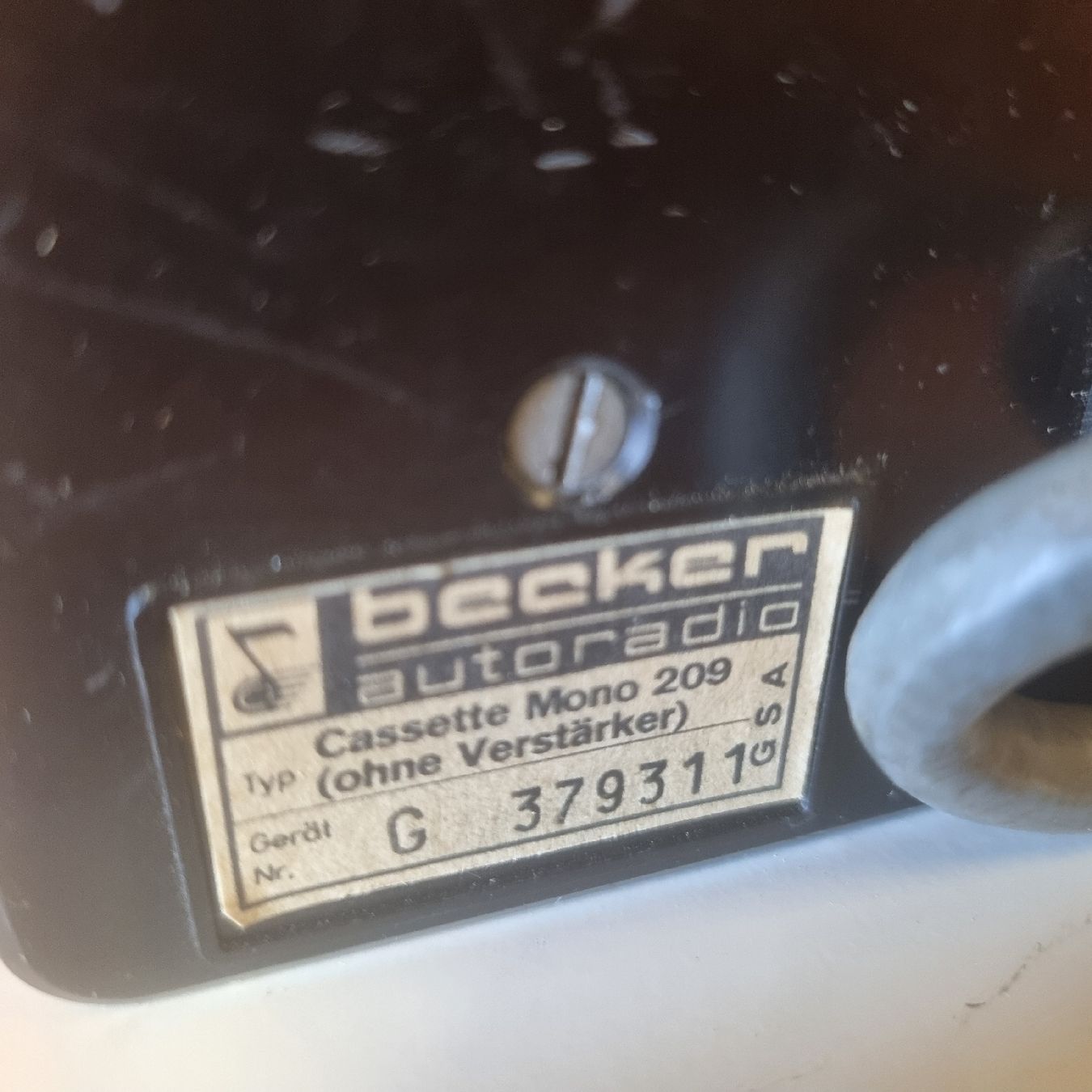 Musicassette: 2 Stück Becker  Cassette Mono 209 Oldtimer PREISREDUKTION – Difettoso da Niederbipp venduto da Hst3 4