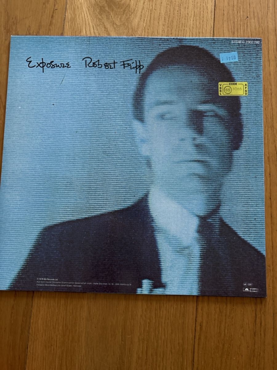 Dischi in vinile: Vinyle Robert Fripp Exposure, état acceptable – Usato da Corminboeuf venduto da Cmabillard 1