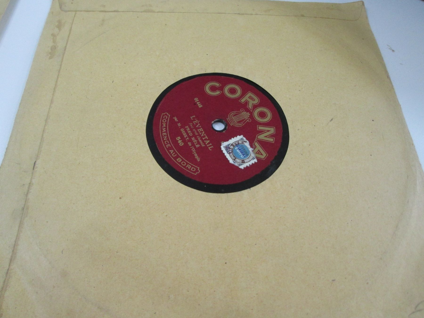 Vinyles: DISQUES 78 TOURS – D'occasion à Lausanne par Leag 1