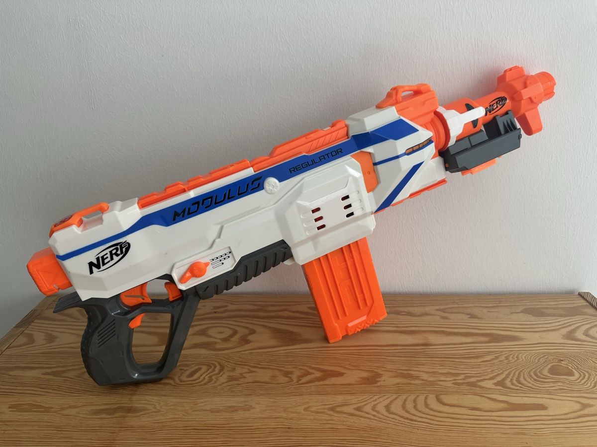 Nerf Spielzeuge: Nerf Modulus Regulator, Top Zustand, mit Pfeilen & Magazin! – Gebraucht aus Koblenz von Joshua_M