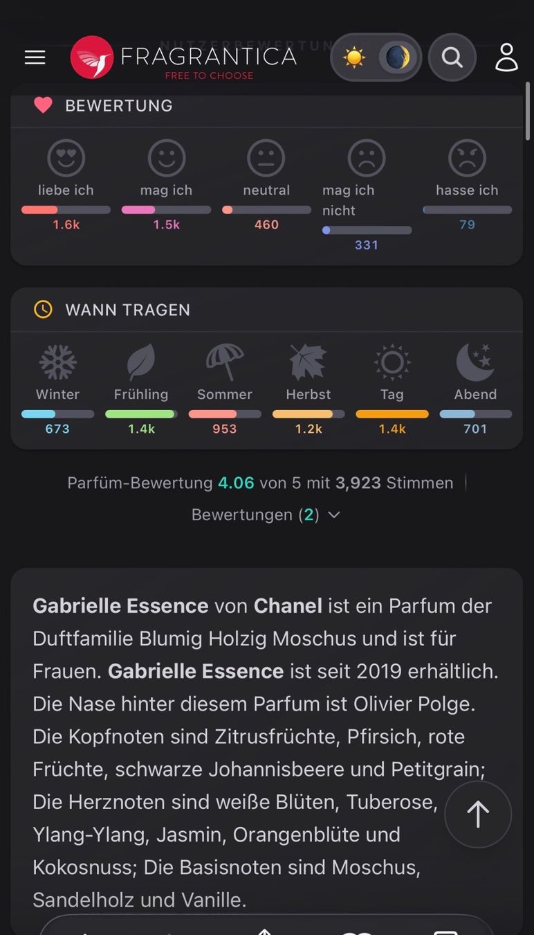 Chanel Profumi & Eau de Toilette: Chanel Gabrielle Essence EDP Abfüllung 2ml.. – Usato da Zürich venduto da deruja 3